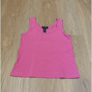 Lauren Ralph lauren 100% Cotton Petite / Small Pink Tank